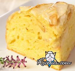 Pastel de manzanas y yogur