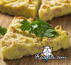 Pastel de patatas con atún