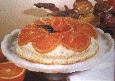 Pastel de crema de naranja