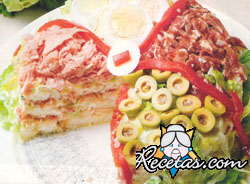 Pastel de ensaladilla