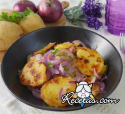 Patatas a la lionesa