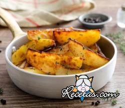 Patatas crujientes en sartén