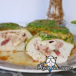 Pechuga de pollo rellena