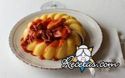 Polenta con calamares