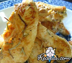 Pollo con alcaparras