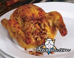 Pollo relleno al curry