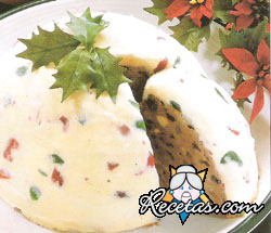 Pudding helado de Navidad