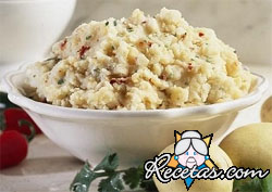 Puré de papas y apio