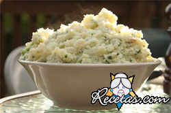 Puré de papas al perejil
