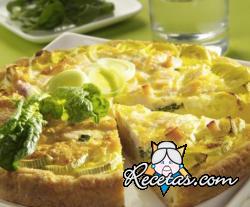 Quiche de puerros