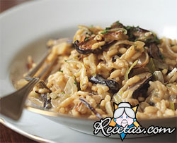 Risotto con setas