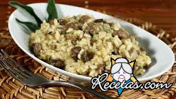 Risotto con cerveza