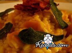 Risotto con mango