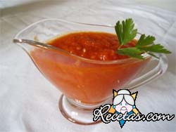 Salsa suave de tomates