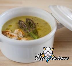 Sopa crema de primavera