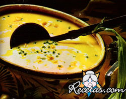 Sopa crema de choclo