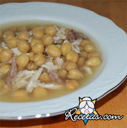 Sopa de garbanzos