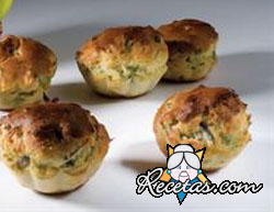 Soufflé de cebollas y espinacas