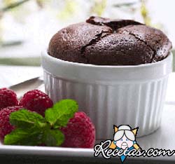 Souffle de chocolate