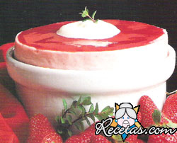 Soufflé de frutillas