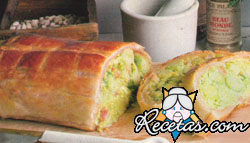 Strudel de repollitos de Bruselas