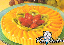 Tarta de fruta a la francesa