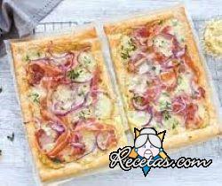 Tarta salada de alcachofas