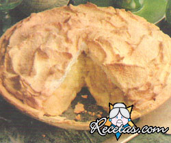 Tarta merengada de manzana