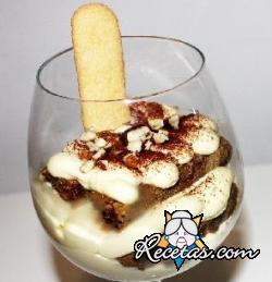 Tiramisú en copas