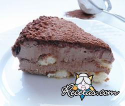 Torta helada de chocolate