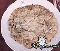 Tortilla de ajos tiernos