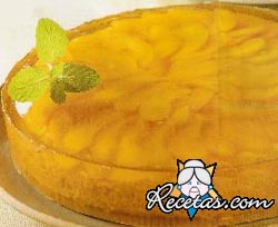 Tarta de duraznos