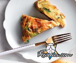 Tortilla de papa y puerro