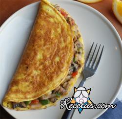 Tortillas con verduras glaseadas