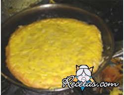 Tortilla soufflé de cebollas