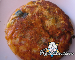 Tortilla con tomate