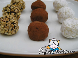 Trufas de nuez