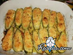 Zucchini con queso blanco