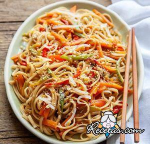 Noodles con verduras