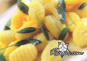 Ñoquis de ricota a la mantequilla de hierbas