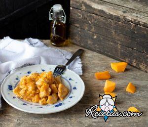 Nuggets de pollo con calabaza