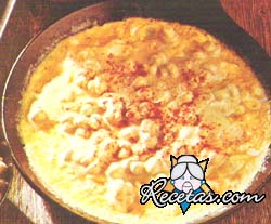 Omelette de champiñones