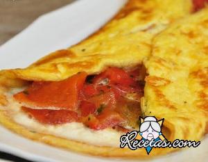 Omelette de pimientos