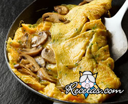 Omelette de hongos