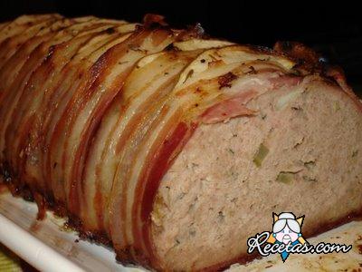 Pan de carne con tocino