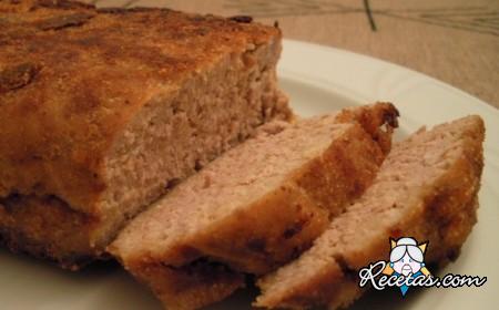 Pan de carne con jamón del diablo