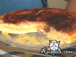 Pastel americano de jamón y queso