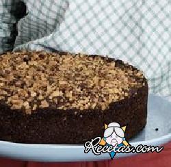 Pastel de cacao y nueces (microondas)