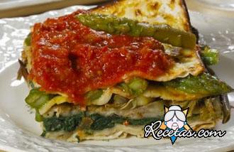 Pastel de carne y verduras