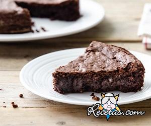 Pastel de chocolate sin harina